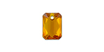 PRESTIGE 6435 12mm Emerald Cut Pendant Topaz