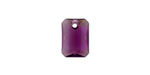 PRESTIGE 6435 12mm Emerald Cut Pendant Amethyst