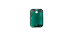 PRESTIGE 6435 12mm Emerald Cut Pendant Emerald