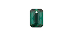 PRESTIGE 6435 12mm Emerald Cut Pendant Emerald Shimmer