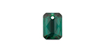PRESTIGE 6435 12mm Emerald Cut Pendant Emerald Shimmer