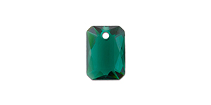 PRESTIGE 6435 12mm Emerald Cut Pendant Emerald