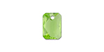 PRESTIGE 6435 12mm Emerald Cut Pendant Peridot