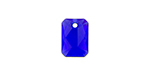 PRESTIGE 6435 12mm Emerald Cut Pendant Majestic Blue