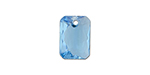 PRESTIGE 6435 16mm Emerald Cut Pendant Aquamarine