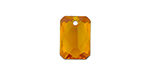 PRESTIGE 6435 16mm Emerald Cut Pendant Topaz