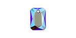 PRESTIGE 6435 16mm Emerald Cut Pendant Amethyst Shimmer