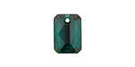 PRESTIGE 6435 16mm Emerald Cut Pendant Emerald Shimmer