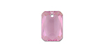 PRESTIGE 6435 16mm Emerald Cut Pendant Light Rose