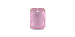 PRESTIGE 6435 16mm Emerald Cut Pendant Light Rose