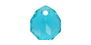 PRESTIGE 6436 11.5mm Majestic Pendant Blue Zircon