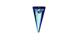 PRESTIGE 6480 18mm Spike Pendant Crystal Bermuda Blue with Protective Coating