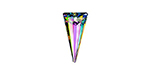 PRESTIGE 6480 18mm Spike Pendant Crystal Vitrail Medium with Protective Coating