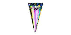 PRESTIGE 6480 28mm Spike Pendant Crystal Vitrail Medium with Protective Coating