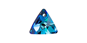 PRESTIGE 6628 16mm Mini Triangle Pendant Crystal Bermuda Blue