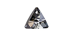PRESTIGE 6628 16mm Mini Triangle Pendant Crystal Silver Night
