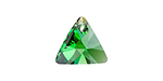 PRESTIGE 6628 16mm Mini Triangle Pendant Dark Moss Green