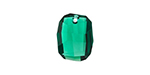 PRESTIGE 6685 19mm Graphic Pendant Emerald