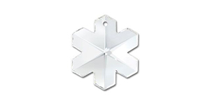 PRESTIGE 6704 20mm Snowflake Pendant Crystal