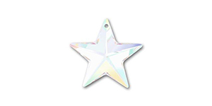 PRESTIGE 6714 20mm Star Pendant Crystal AB