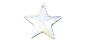 PRESTIGE 6714 28mm Star Pendant Crystal AB