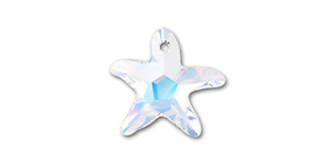 PRESTIGE 6721 20mm Starfish Pendant Crystal AB