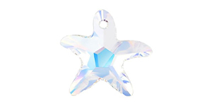 PRESTIGE 6721 28mm Starfish Pendant Crystal AB