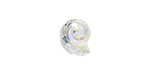 PRESTIGE 6731 14mm Twisted Shell Partly Frosted Pendant Crystal AB