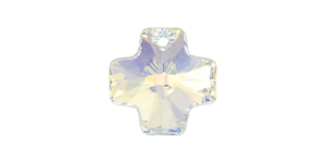 PRESTIGE 6866 20mm Cross Pendant Crystal AB