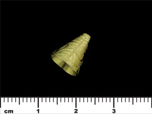 Fancy Bead Cone 12/12mm : Brass