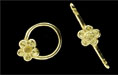 Single Daisy Toggle : Brass