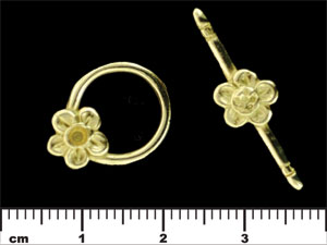 Single Daisy Toggle : Brass