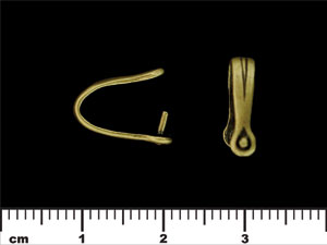 Classic Pinch Bail 13/3mm : Antique Brass