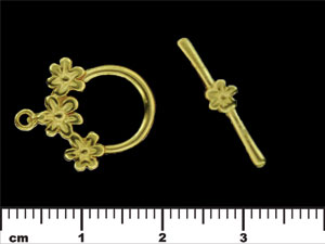 Multi Daisy Toggle : Gold