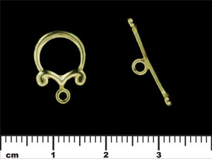 Crowned Toggle : Brass