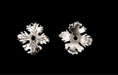 Leafy Bead Cap 11mm : Antique Silver
