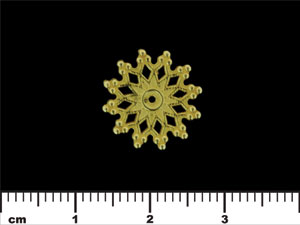 Filigree Disc 16mm : Gold