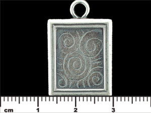 Rectangle Picture Frame 30/20mm : Antique Silver