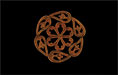 Nouveau Medallion 19mm : Antique Copper