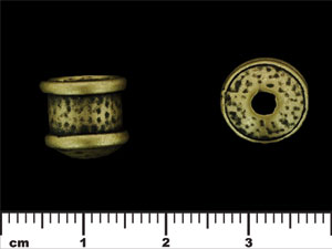 Banded End Cap 11/12mm : Antique Brass