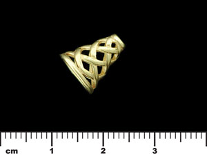 Celtic Bead Cone 12/10mm : Gold