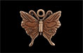 Butterfly Charm 20/23mm : Antique Copper