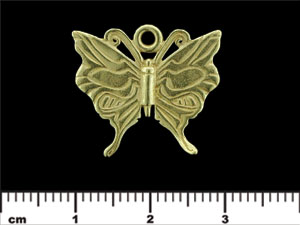 Butterfly Charm 20/23mm : Gold