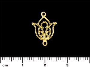 Lotus Bud Link 18/13mm : Brass