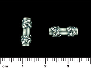 Double Vine Tube 14/5mm : Antique Silver