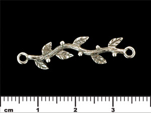 Twig Connector 35/9mm : Antique Silver