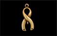 Awareness Ribbon 21/9mm : Antique Brass