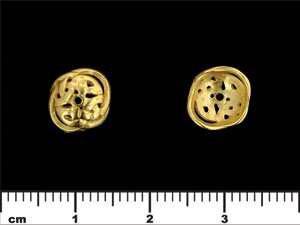 Knotwork Bead Cap 10mm : Gold