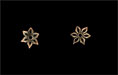 Star Flower Cap 8mm : Antique Copper