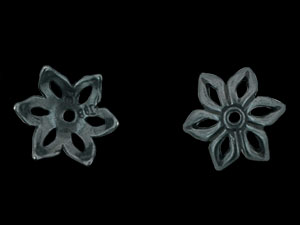 Star Flower Cap 12mm : Gun Metal